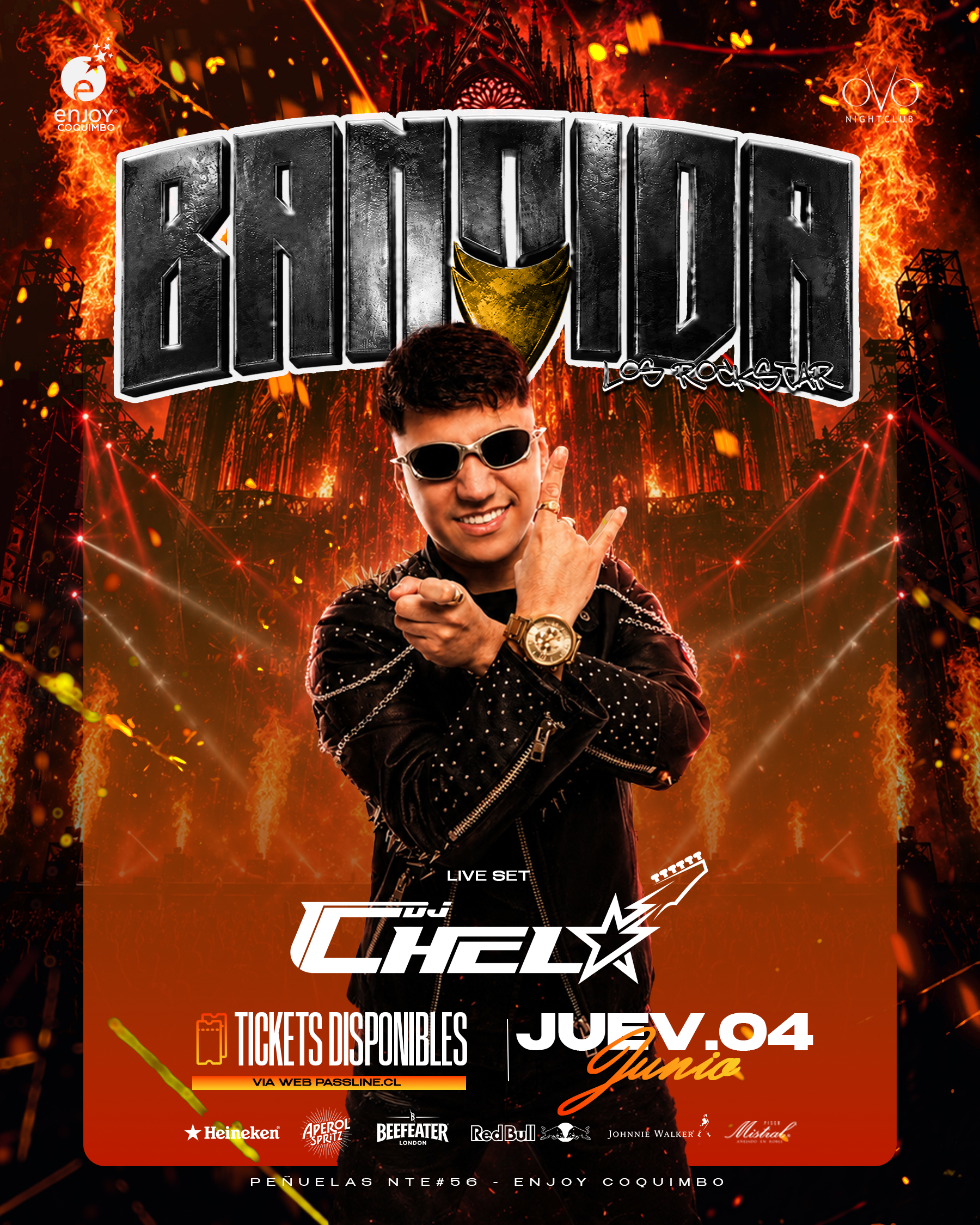 DJ Chelo El Rockstar - Bandida OVO Night Club